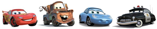 Personnages cars