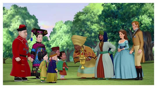 Princesse Sofia - illustration episode 10 - Le pique nique de 3 royaumes