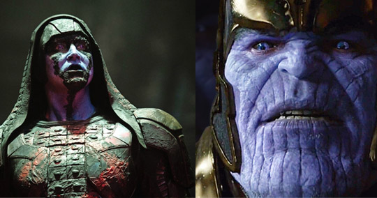 Les gardiens de la galaxie- Ronan et Thanos