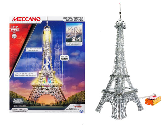 Tour Eiffel Illuminée Meccano