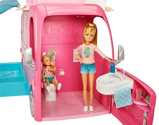 Camping-car Duplex Barbie - Salle de bain et wc