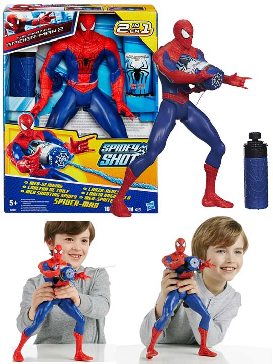 Figurine Spiderman Lance fluide