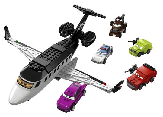 Lego cars n°8638 Big L'évasion du jet espion