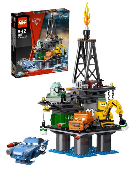 Lego cars n°9486 a plateforme pétrolière