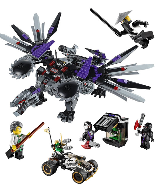 Lego Ninjago - L'attaque du dragon Nindroïde  n°70725