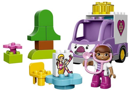 Lego Duplo Docteur la Peluche - Rosie l'ambulance - 10605 - Contenu du set
