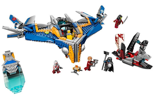 Lego Le sauvetage du Milano- Contenu coffret