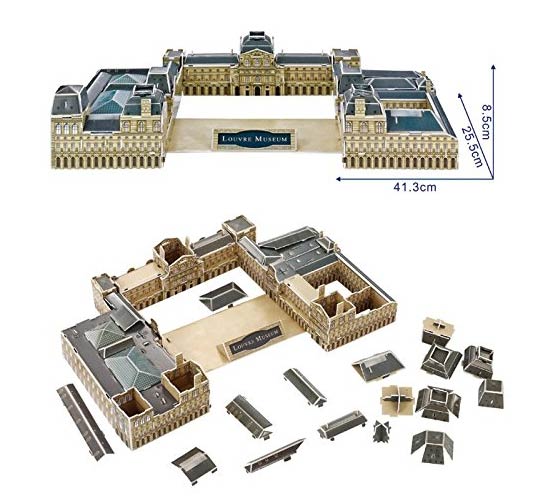Le Louvre Puzzle 3D
