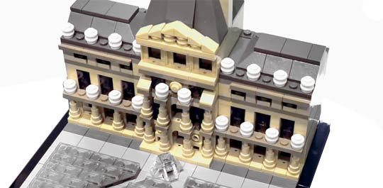 Lego Le Louvre - 21024 - Détails