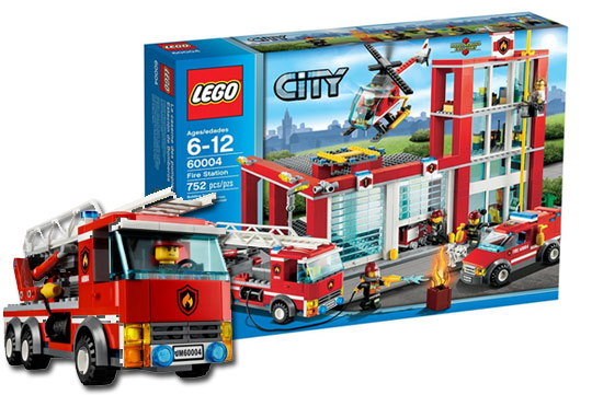 Lego - la caserne des pompiers