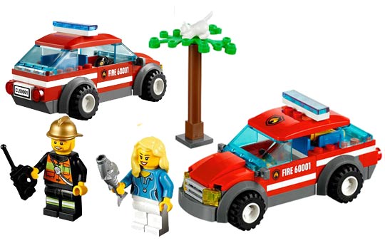 Lego La voiture du chef des pompiers - 60001