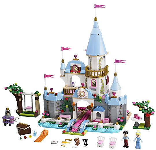 Lego princesse disney n°41055 - Le château de cendrillon détails