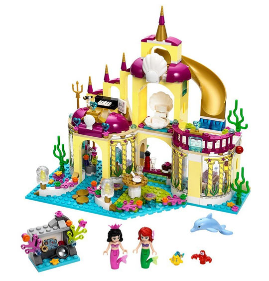 Lego princesse disney 41063 - LLe royaume sous marin d'Ariel - Presentation boite