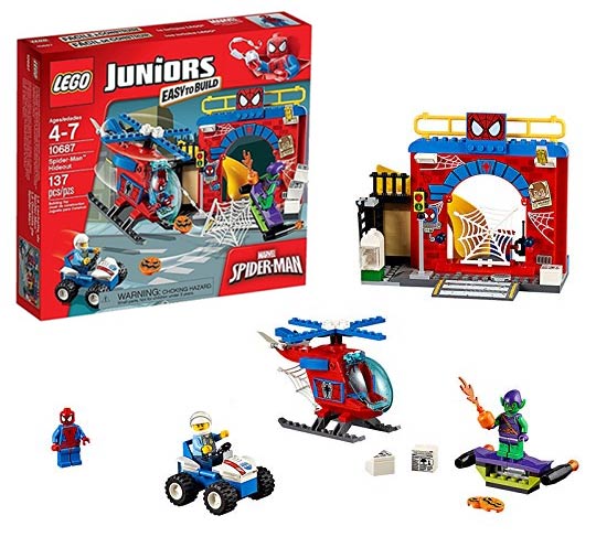 Lego Junior Spiderman n°10687 - La cachette de Spiderman