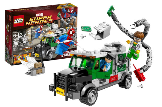 Lego spiderman - le braquage du camion par le docteur octopus - 76015