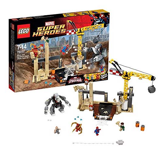 Lego Spiderman n°76037 - L'équipe de super vilains de Rhino et de l'homme-sable