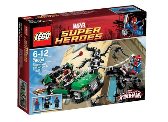 Lego cars n°76004 - Lapoursuite en moto araignée