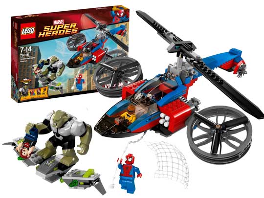 Lego Spiderman n°76016 - Sauvetage en helicoptere