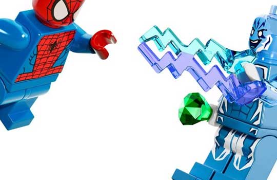 Lego Spiderman n°76014 - Spider-Strike contre Electro