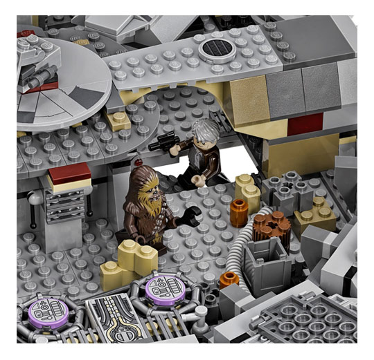 Lego Star wars 75105 - Détails intérieur du Falcon Millennium -02