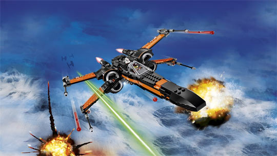 Lego Star wars 75102 - Poe's X-Wing Fighter - Illustration
