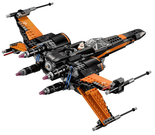 Lego Star wars 75102 - Poe's X-Wing Fighter - Vue 1