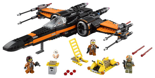 Lego Star wars Poe's X-Wing Figher 75102 - Modèle avec ses figurines
