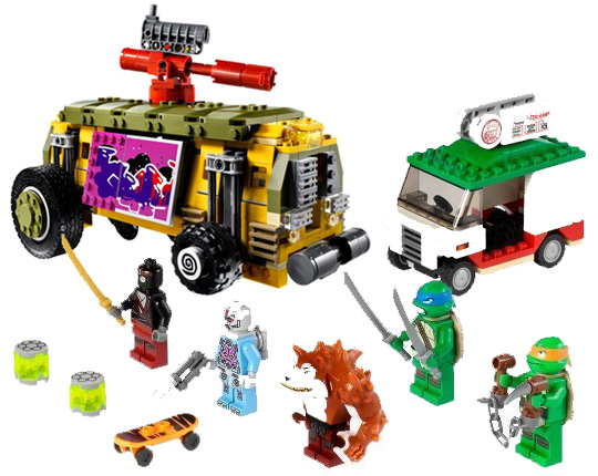 Lego Tortues Ninja 79104  - La course poursuite en Shellraiser