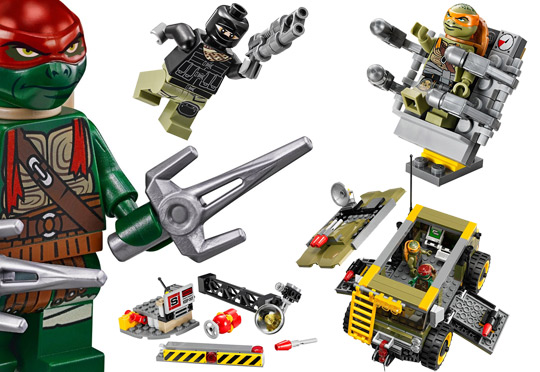 Lego Tortues Ninja 79115  - L'attaque du Van des Tortues