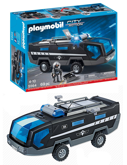 Vehicule d'intervention des forces speciales • Playmobil N° 5564