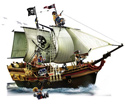 Le bateau d'attaque des pirates - 5135