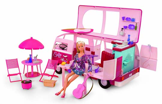 Camping-car Hawai pour barbie Steffi
