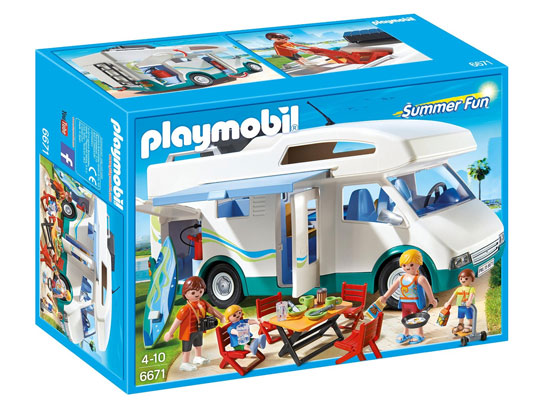 Playmobil - Famille avec camping car - 6671 - illustration 2 