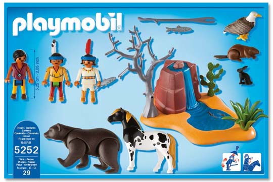 Playmobil - Enfants indiens avec animaux - 5252 - Contenu