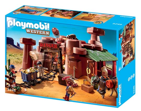 Playmobil - Mine d'or avec explosif - 5246