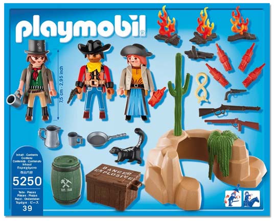 Playmobil - Le repaire des hors la loi - 5250 - Contenu