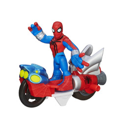 Figurine playskool Spiderman moto