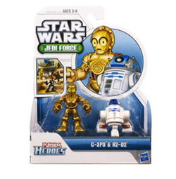 Figurine playskoolStar Wars Jedi Force - R2 D2 et C-3PO