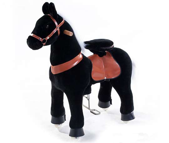 cheval à roulettes ponycycle noir