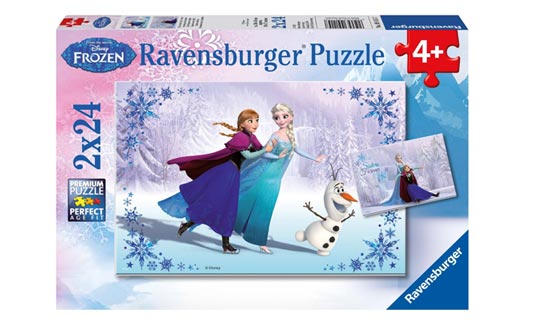 Puzzle Reine des neiges - 2 x 24 pièces