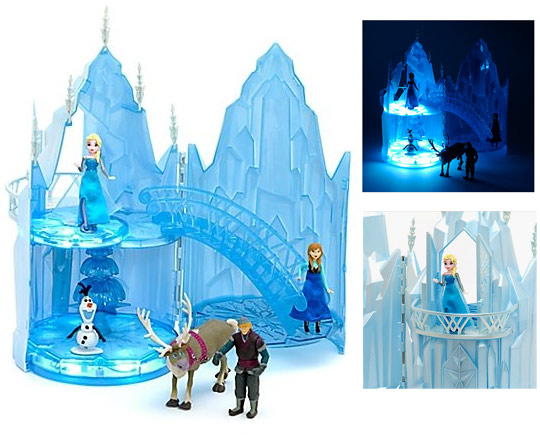 Château de glace musical Elsa de la Reine des Neiges