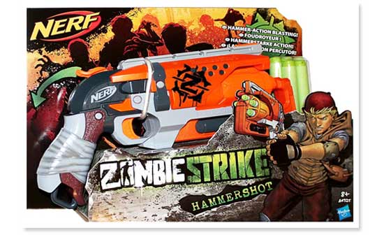 Nerf Zombie Strike pistolet Hammershot
