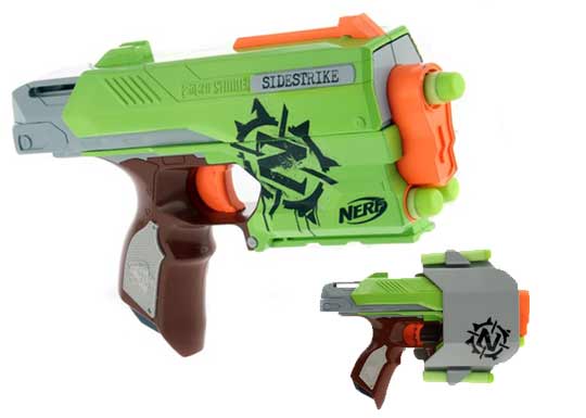 Pistolet Nerf Zombie Strike Sidestrike