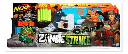 Pistolet Nerf Zombie Strike Sledgefire