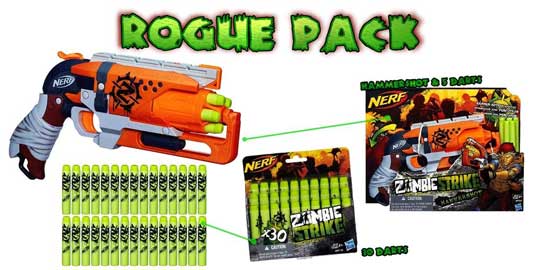Nerf Zombie Strike - Rogue Pack