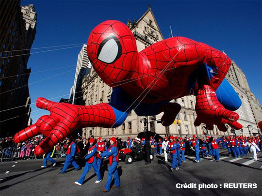 Image insolite Spiderman - Parade de Thanksgiving