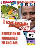 Sélection de magazines en Anglais de la maternelle au Lycée