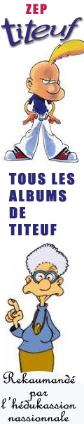 Tous les albums de Titeuf
